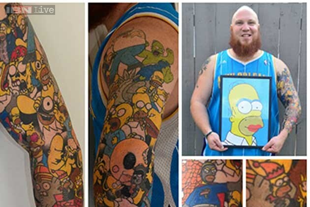 Awesome Tattoos Of Cool Cartoon Characters 20 pics