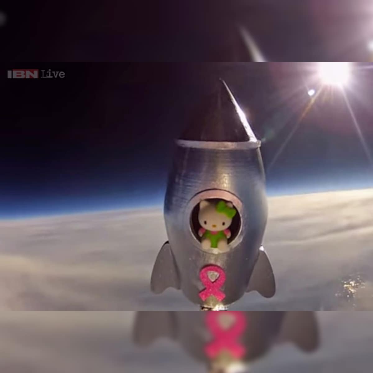 Hello Kitty sent on her first space mission to celebrate her 40th birthday in an extraterrestrial fashion! Hello Kitty sent on her first space mission to celebrate her 40th birthday in an extraterrestrial fashion!