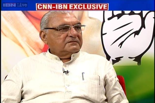 Hooda confident of a third term, says Robert Vadra's land deals won't be an issue in elections