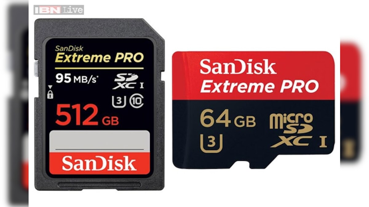 SanDisk launches the world's highest capacity 512GB SD card at Rs ...