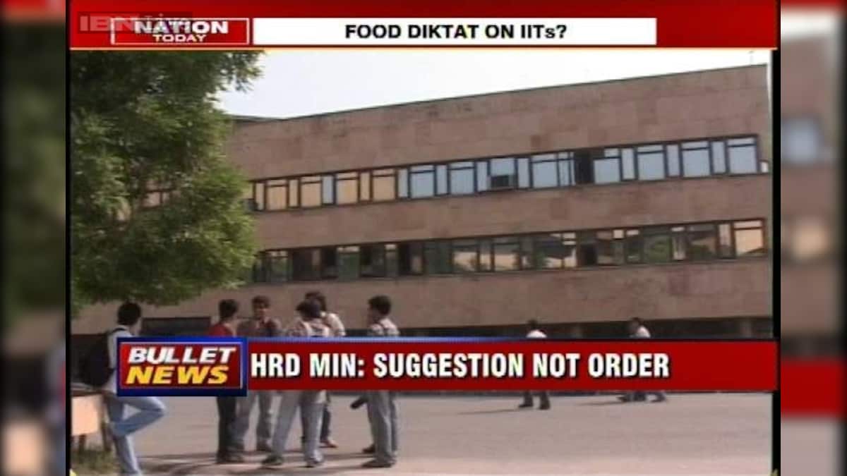 HRD seeks report from IITs over complaints of common canteen for veg