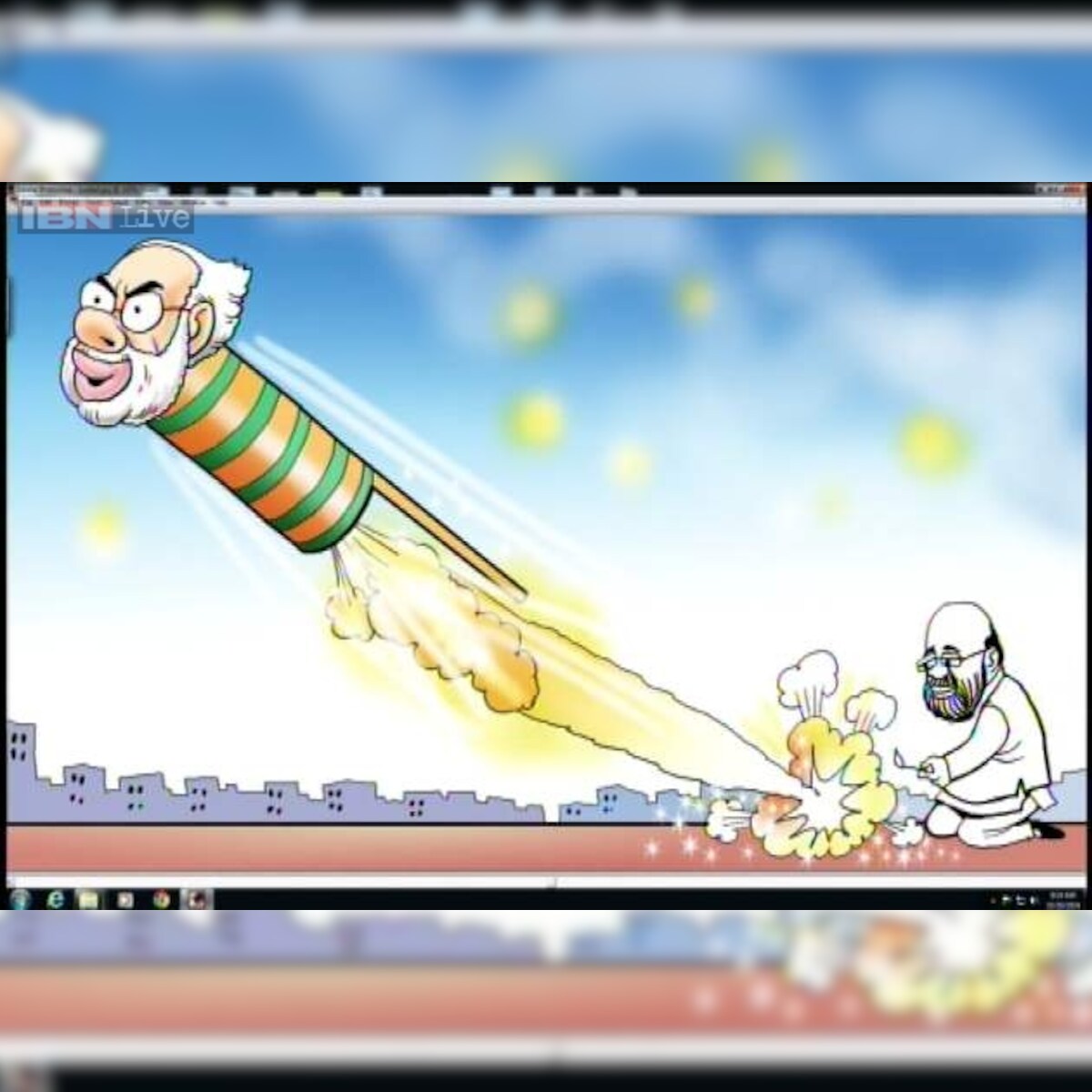 Election Cartoons: How Amit Shah, Narendra Modi will celebrate this Diwali