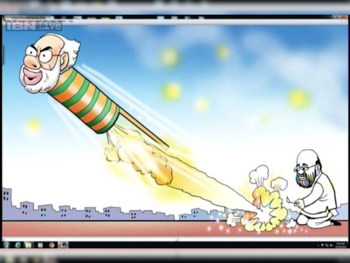 Election Cartoons: How Amit Shah, Narendra Modi will celebrate this Diwali Election Cartoons: How Amit Shah, Narendra Modi will celebrate this Diwali