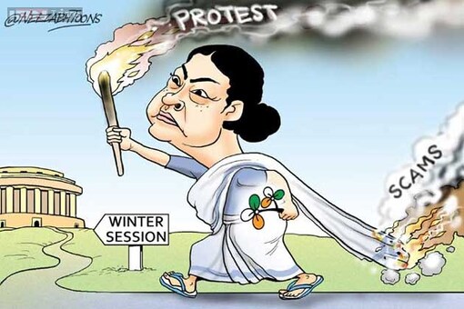Cartoon of the day: Mamata's TMC heads to Parliament with 'scam tainted' MPs Cartoon of the day: Mamata's TMC heads to Parliament with 'scam tainted' MPs
