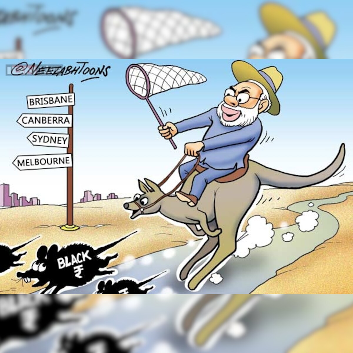 Cartoon of the day: PM Modi in Australia Cartoon of the day: PM Modi in Australia