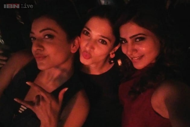 Snapshot: Samantha Ruth Prabhu, Tamannaah Bhatia, Kajal Aggarwal pose for  an adorable selfie