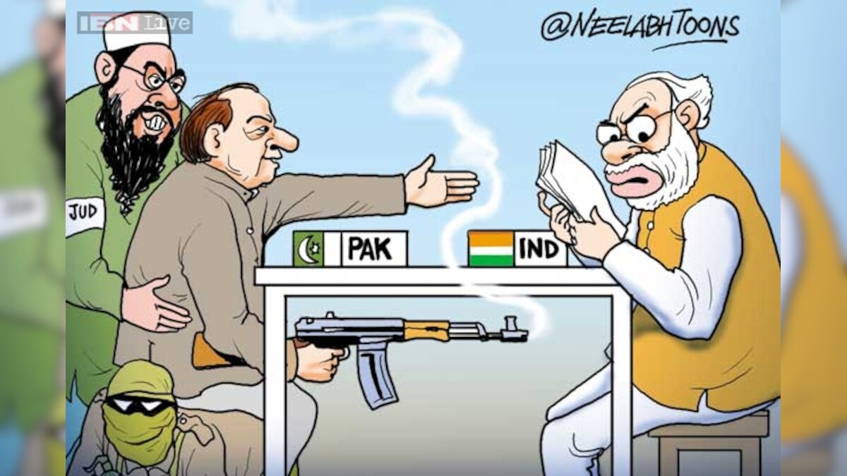 Cartoon of the day: Terror looms large on India-Pakistan ties