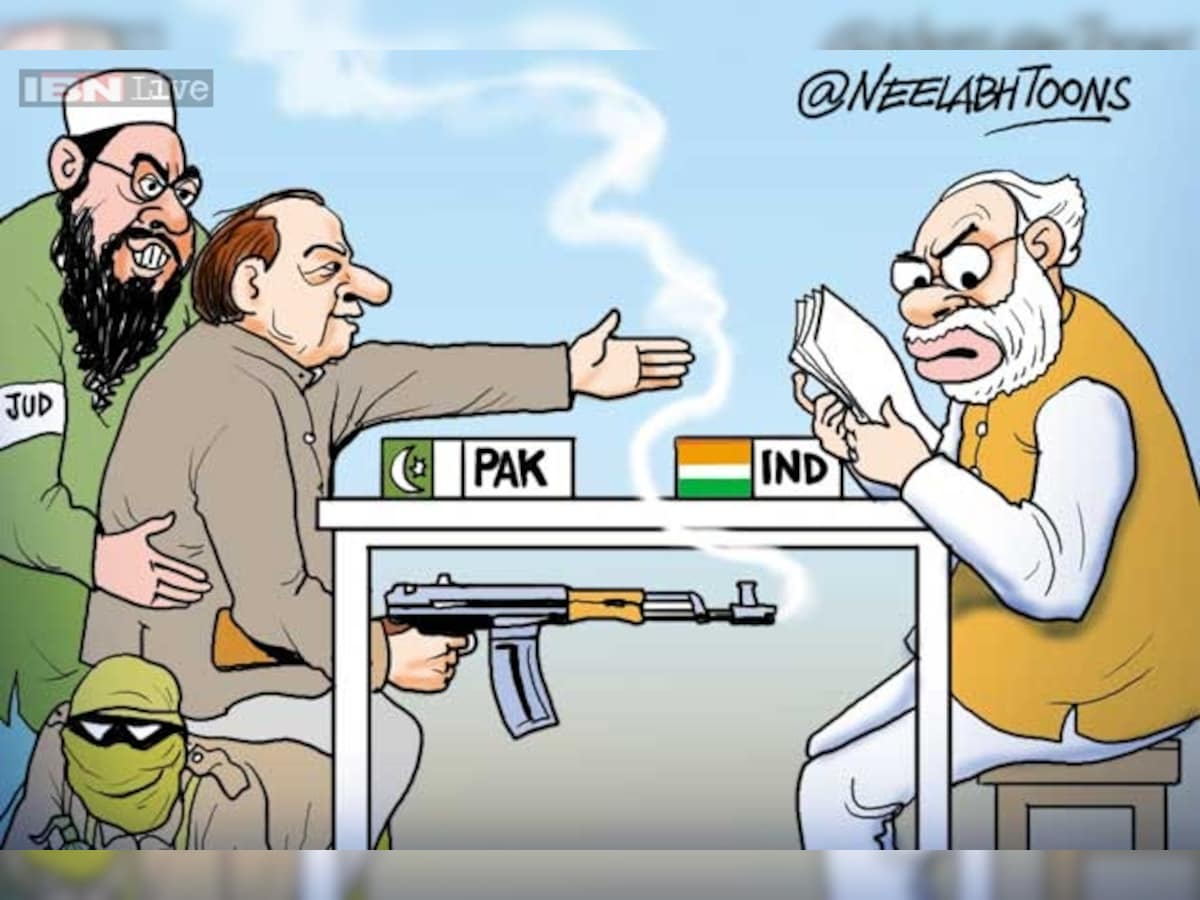 Cartoon of the day: Terror looms large on India-Pakistan ties