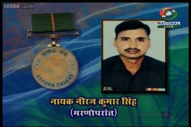 Major Mukund Varadarajan, Naik Neeraj Singh Posthumously Awarded Ashok ...