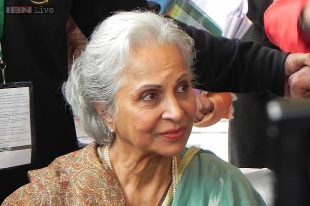 Waheeda Fucking - Waheeda Rehman: Not friends with any of the current actors except for  Abhishek Bachchan - News18