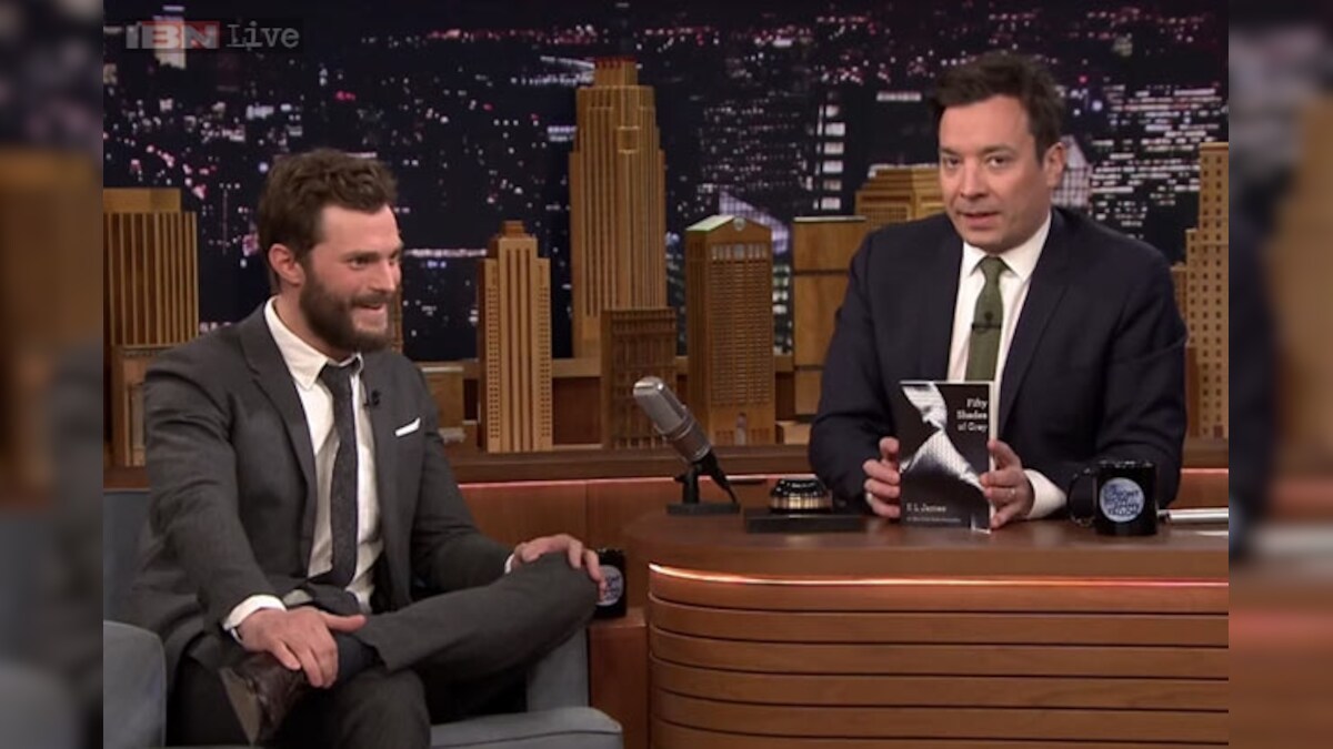 Fifty Accents of Grey Jamie Dornan reads out lines from the book in(02)