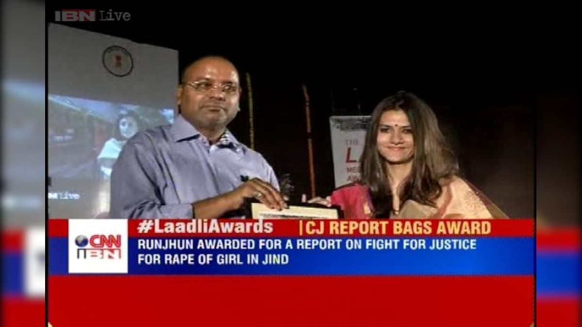 CNN-IBN's Runjhun Sharma bags Laadli award for gender sensitivity - News18