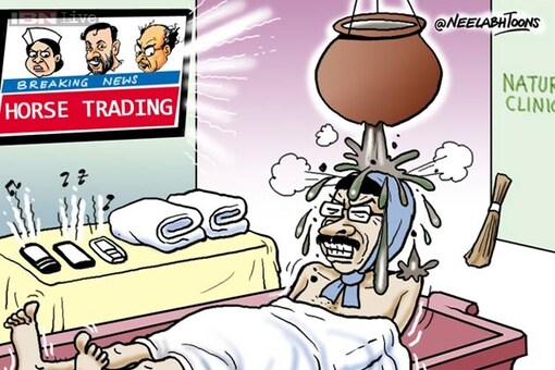 Cartoon of the day: AAP pratices horse trading?