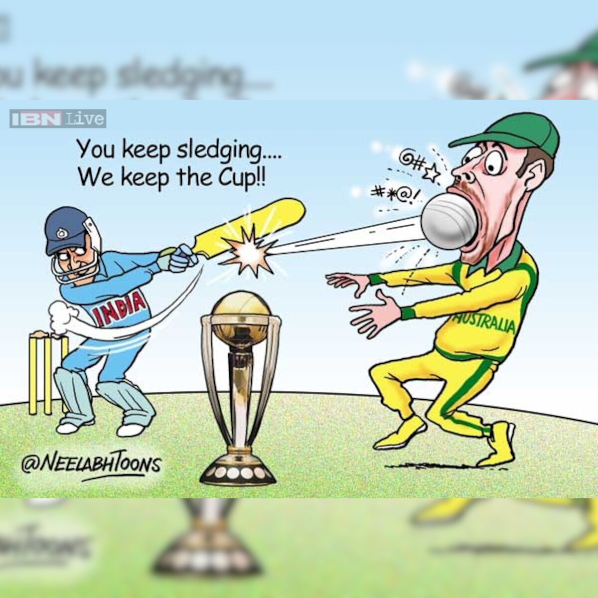 Cartoon of the day: India vs Australia World Cup Semi-finals Cartoon of the day: India vs Australia World Cup Semi-finals