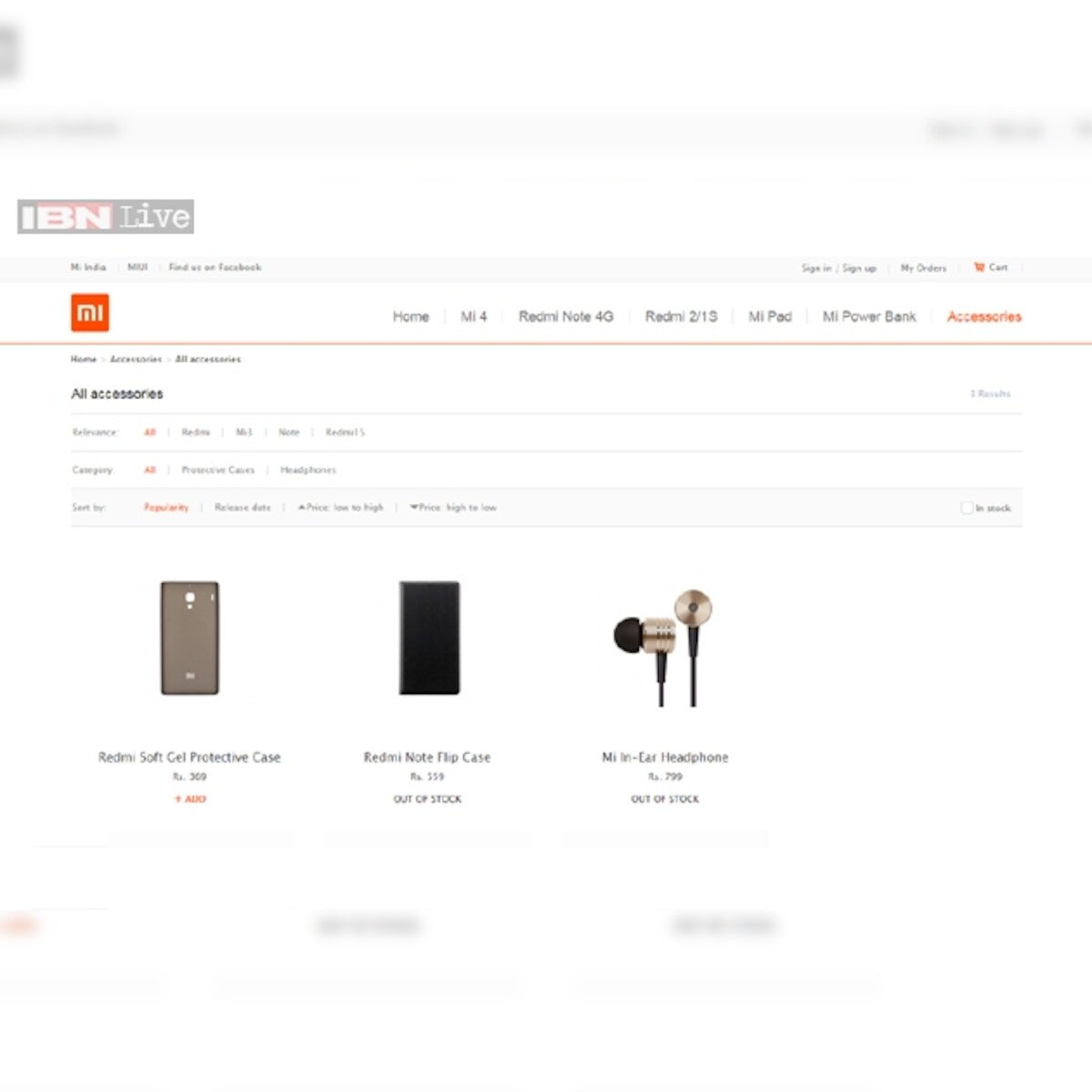 Xiaomi Launches Mi India Online Store To Sell Accessories For Now