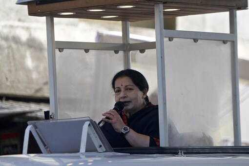 File photo of Tamil Nadu Chief Minister J Jayalalithaa.