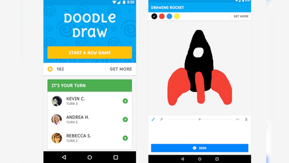 Doodle Draw Facebook Messenger gets its first game