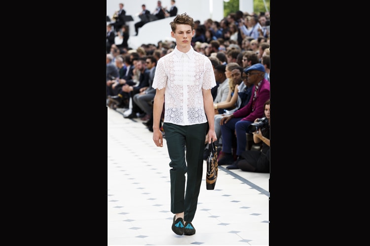 Will men wear lace? Top 10 looks from Burberry Menswear S/S 2016