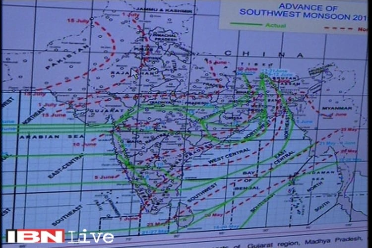 Monsoon hits parts of Central India - News18