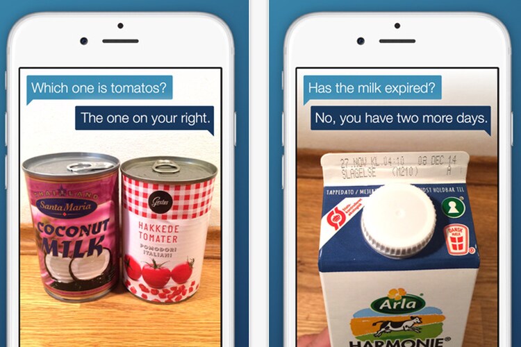 New app to help visuallyimpaired daily chores easily