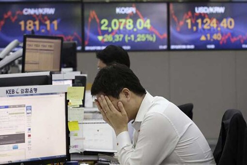 Asian markets fell Monday as investors reacted to Greece's sound rejection of terms.
