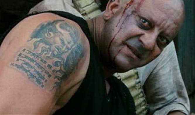 सजय दततच पच वचतर टट आण तयच अरथ  Sanjay Dutts 5 Badass  Tattoos  Their Profound Meaning