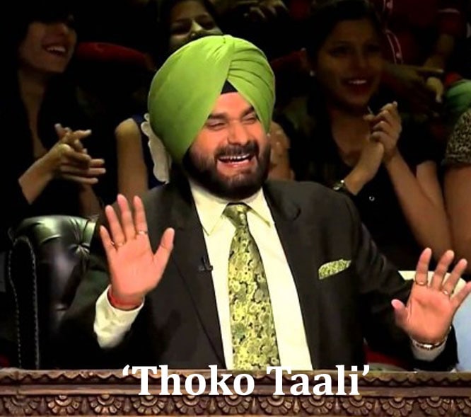 10 witty quotes that Navjot Singh Sidhu used to greet Shah Rukh, Salman Khan and other stars on 'CNWK' 10 witty quotes that Navjot Singh Sidhu used to greet Shah Rukh, Salman Khan and other stars on 'CNWK'