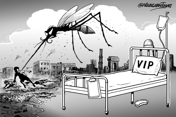 Cartoon of the day: Dengue outbreak in Delhi - News18