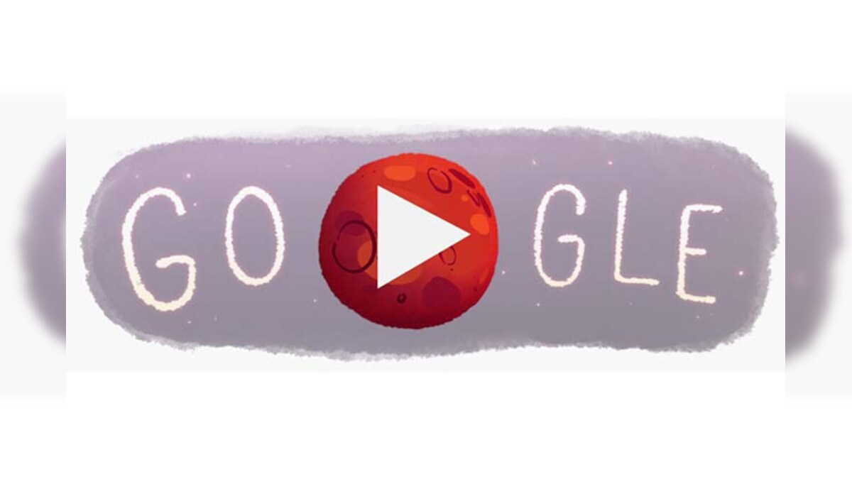 Google's cute animated Red doodle celebrates evidence of water