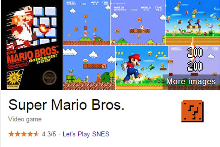 Google for 'Super Mario Bros,' there's an Easter Egg waiting - News18