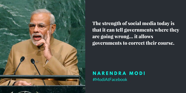 In pics: Top quotes by PM Modi at Facebook headquarters - News18