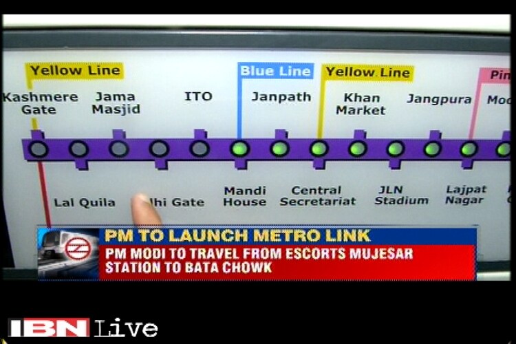 Prime Minister Narendra Modi To Inaugurate Delhi Faridabad Metro Line 1628