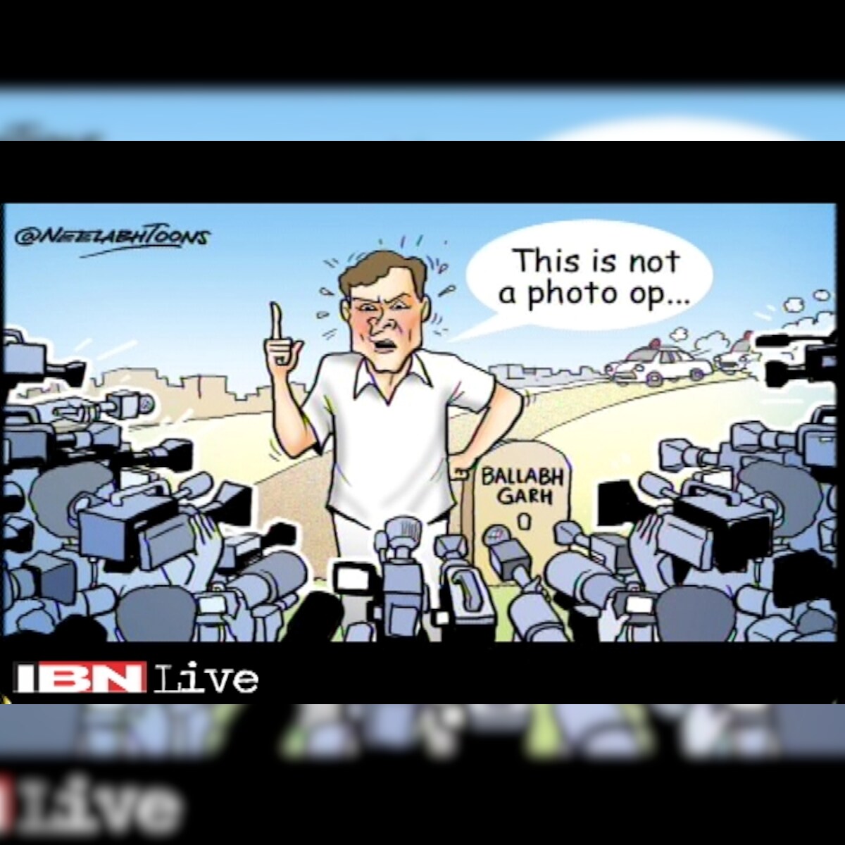 Cartoon of the day: When Rahul Gandhi fumed at media Cartoon of the day: When Rahul Gandhi fumed at media