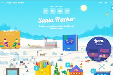 Google's Santa Tracker lets you play games and learn coding as you