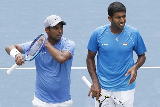 Leander Paes and Rohan Bopanna. (Getty Images) Leander Paes and Rohan Bopanna. (Getty Images)