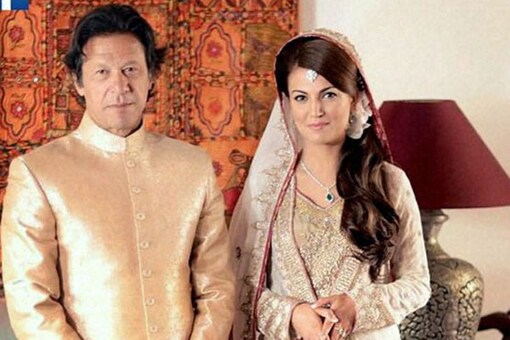 File photo of cricketer-turned-politician Imran Khan and his wife Reham Khan. 