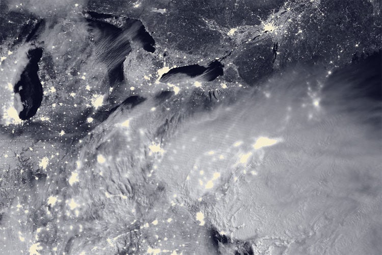 See: NASA captures image of the devastating US blizzard from space