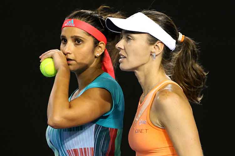 Sania, Hingis Make Winning Start At Indian Wells