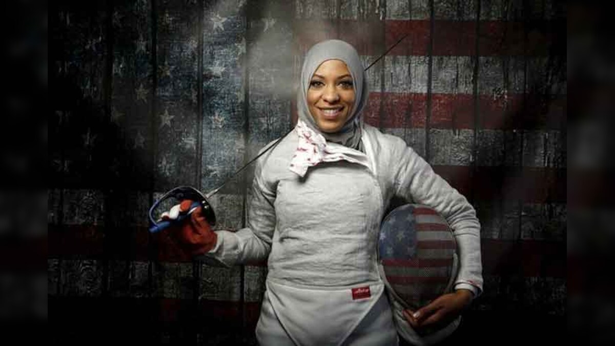 Us Fencer To Represent Her Country Wearing A Hijab In Rio Olympics News18