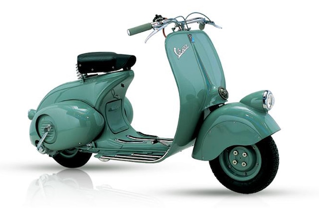Vespa 98 was the first Vespa scooter. It was launched in the year 1946.