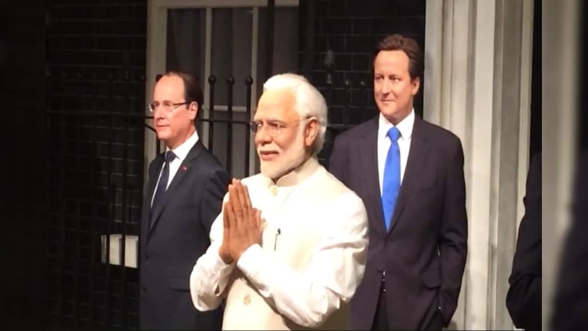PM Modi's Wax Statue Unveiled at Madame Tussauds Museum in London News18