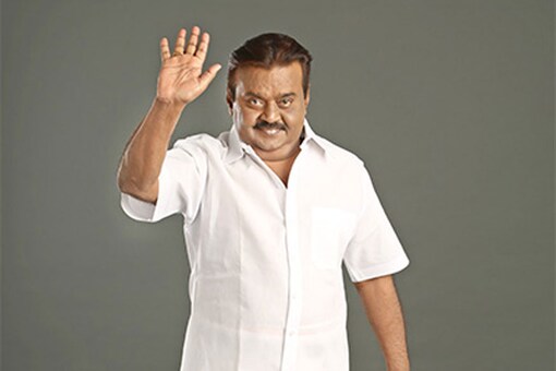 File photo of DMDK chief Vijayakanth.