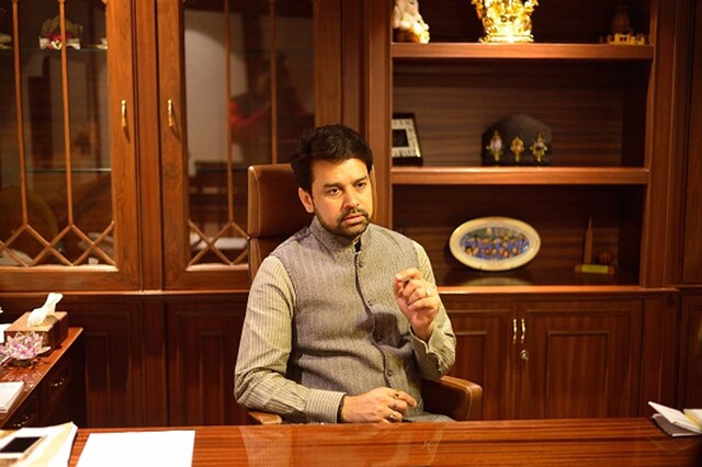 File image of Anurag Thakur.
(Photo Credit: Getty Images)
