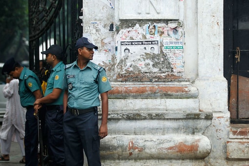 Members of the police stand guard in Bangladesh. (Picture for representational purpose only)