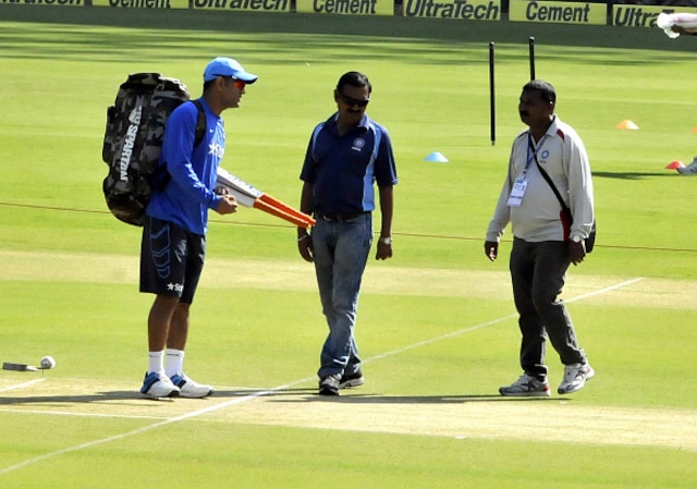 File photo of India's limited overs captain MS Dhoni at a practice session (Getty Images)