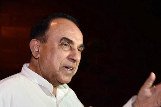 File photo of BJP MP Subramaniam Swamy. (PTI)