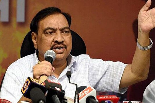 File photo of Maharashtra BJP leader Eknath Khadse. 