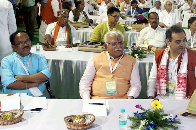 File image of Haryana Chief Minister Manohar Lal Khattar. 