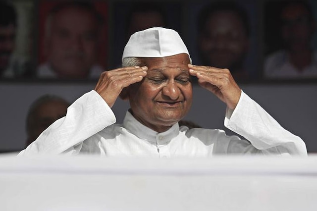Veteran social activist Anna Hazare. (Reuters File Photo)