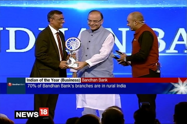 Bandhan Bank Wins Indian of The year 2015 in The Business Category